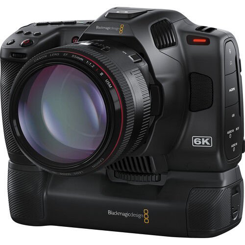 Blackmagic Pocket Sinema Kamera Battery Grip 6K Pro için