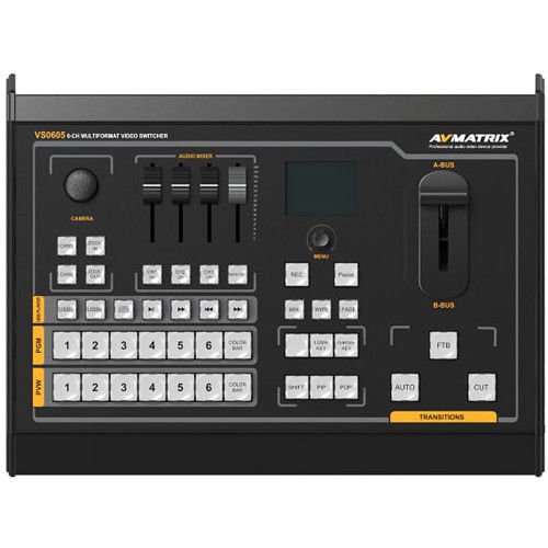 AVMatrix VS0605 6 Kanallı SDI/HDMI Çok Formatlı Switcher