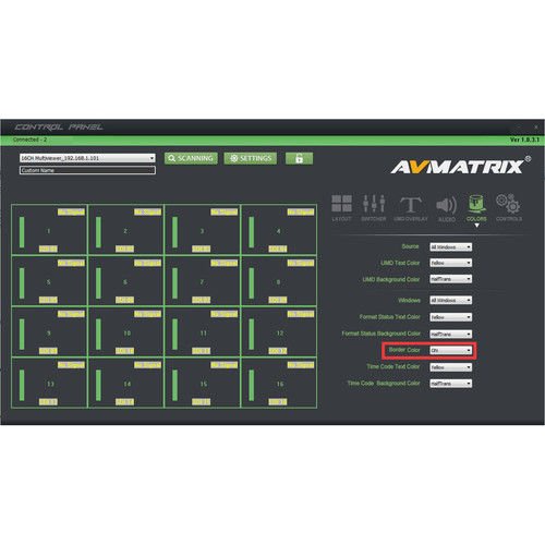 AVMatrix MMV1630 Multiviewer and Matrix Switcher