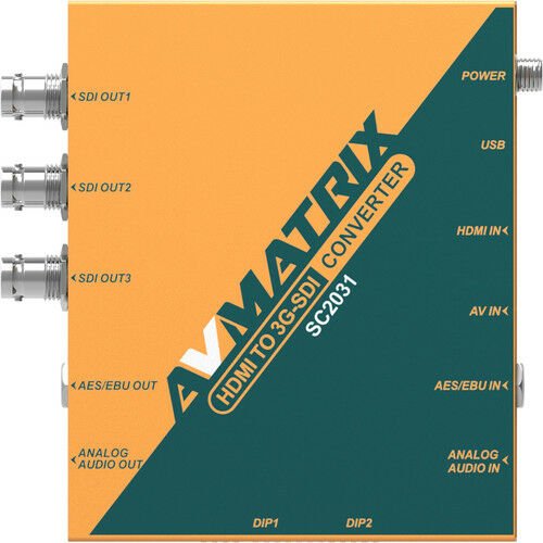 AVMatrix SC2031 HDMI/AV to 3G-SDI Scaling Converter