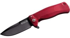 Lionsteel SR22 Aluminium Red Black Blade Çakı