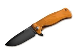 Lionsteel SR22 Aluminium Orange Black blade Çakı