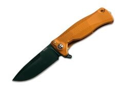 Lionsteel SR11 Aluminium Orange handle black blade Çakı