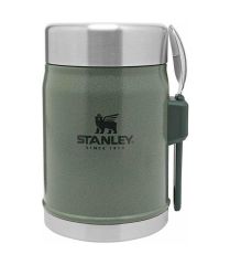 Stanley Klasik Paslanmaz Çelik Yemek Termosu Kaşıklı 0,40 LT - Yeşil