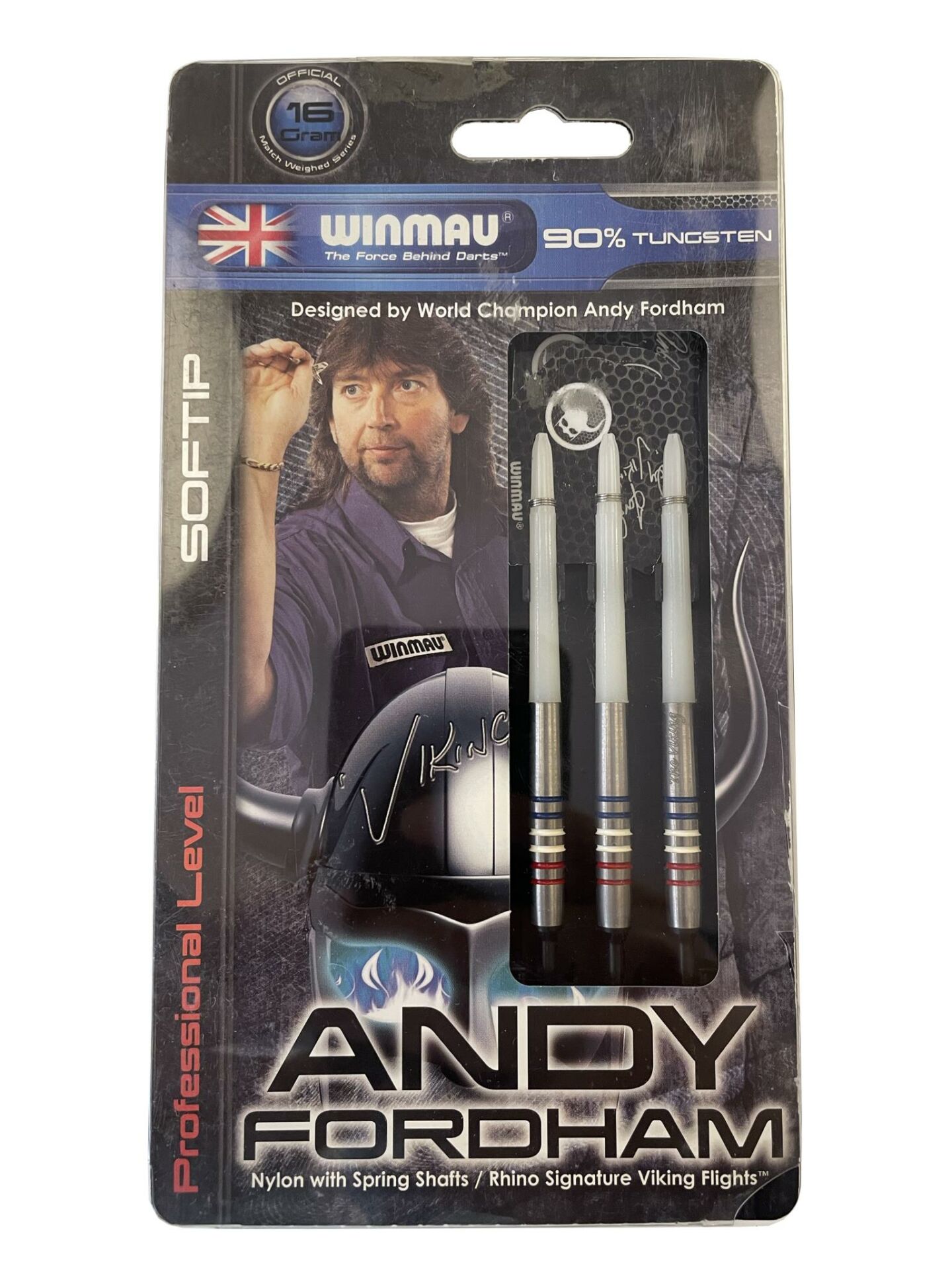 Winmau Andy Fordham %90 Tungsten Plastik Uçlu 16 Gr Dart Oku