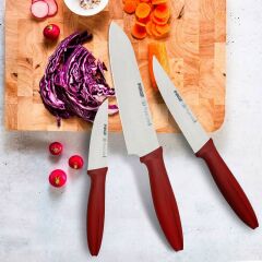 Pirge Pure Line Mutfak Bıçak Seti 3'lü