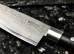 Böker Manufaktur Damascus Black Small Chef's Bıçak