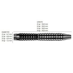 Harrows Black Knight %90 Tungsten Dart Oku