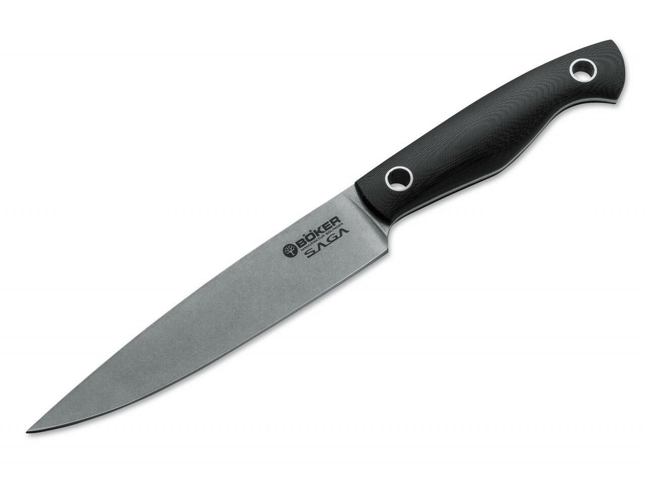 Böker Manufaktur Saga Utility Knife G10 Stonewash Bıçak