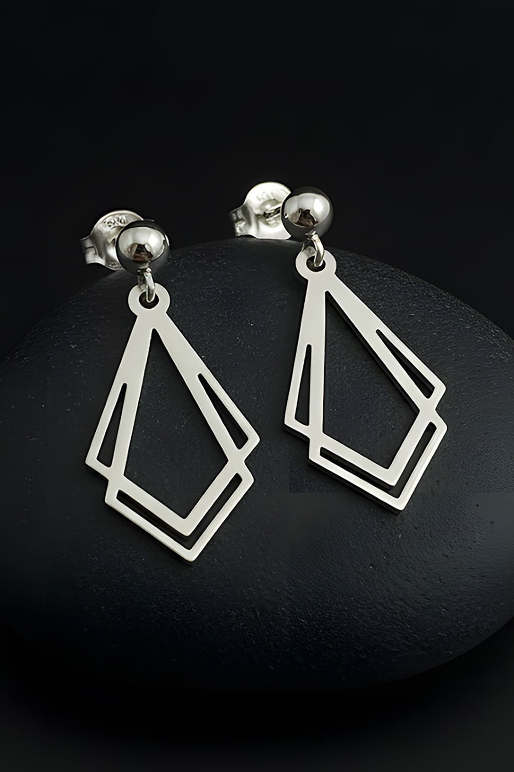 Diamond Model Gümüş Küpe