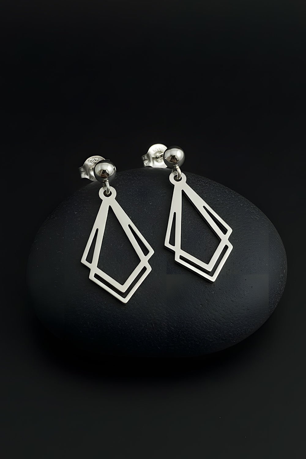 Diamond Model Gümüş Küpe