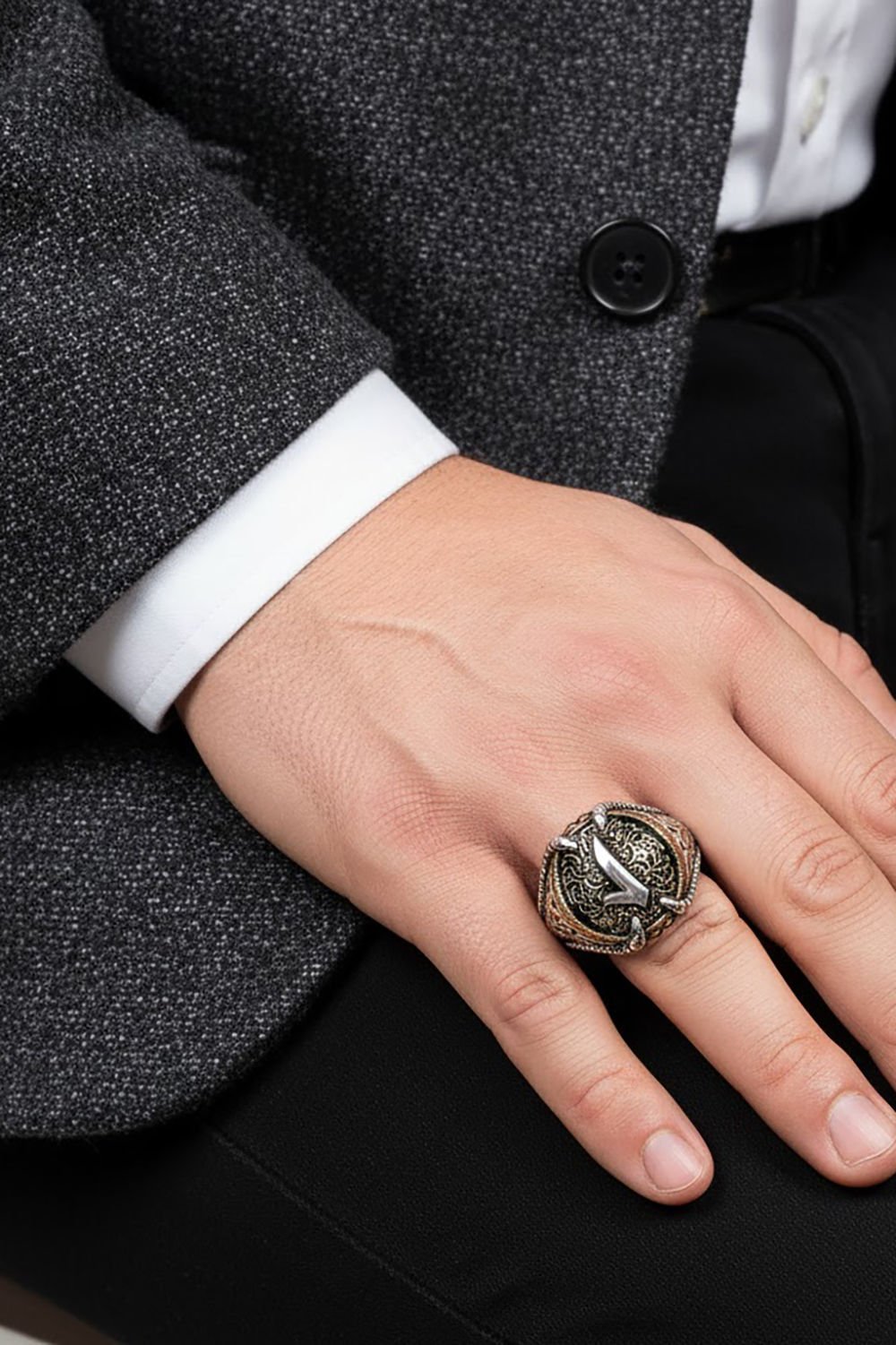 Pençe Model Elif Gümüş Yüzük