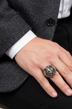 Pençe Model Elif Gümüş Yüzük