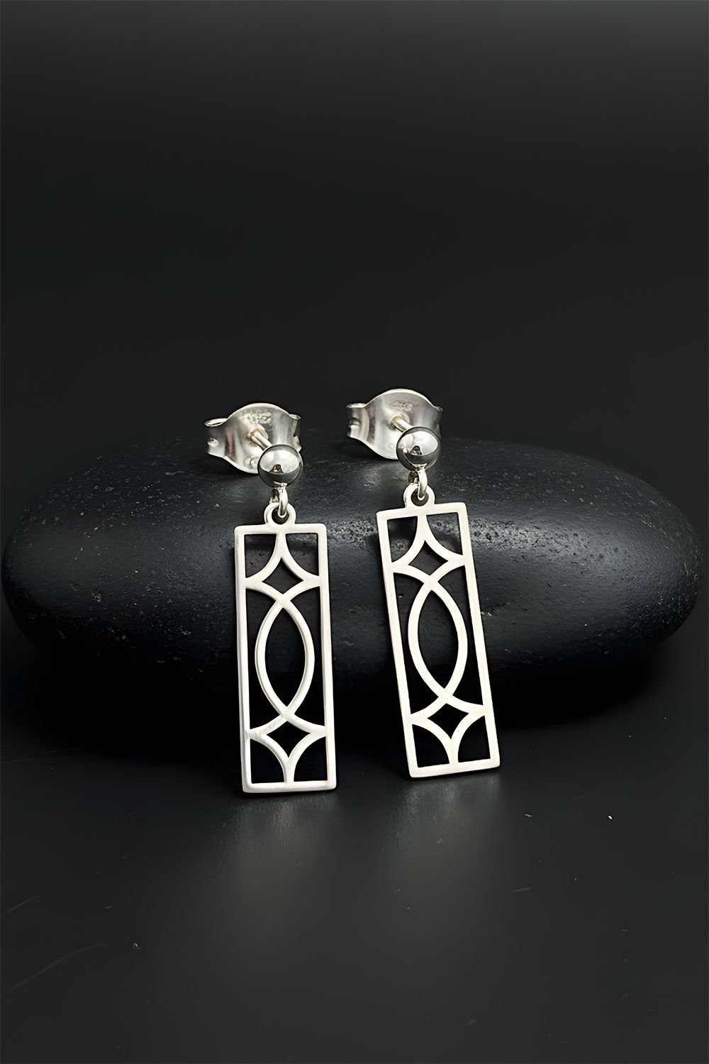 Gatsby Model Gümüş Küpe