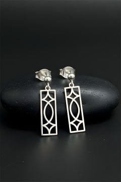 Gatsby Model Gümüş Küpe