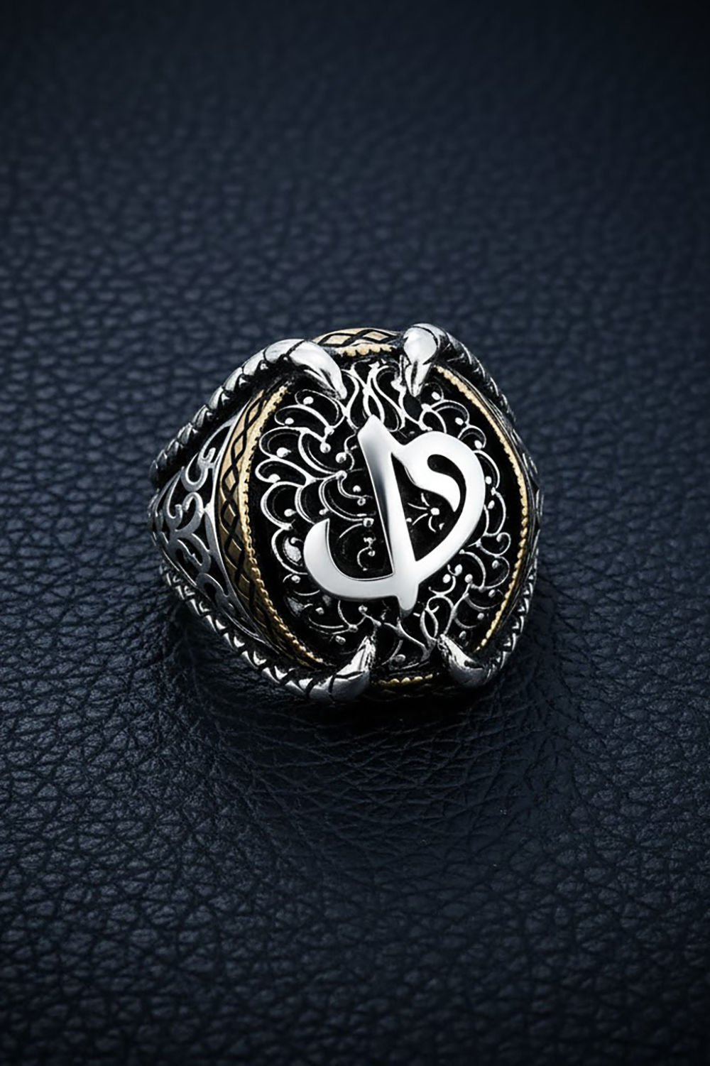 Pençe Model Vav Elif Gümüş Yüzük