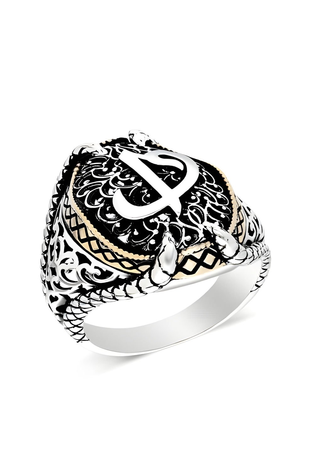 Pençe Model Vav Elif Gümüş Yüzük