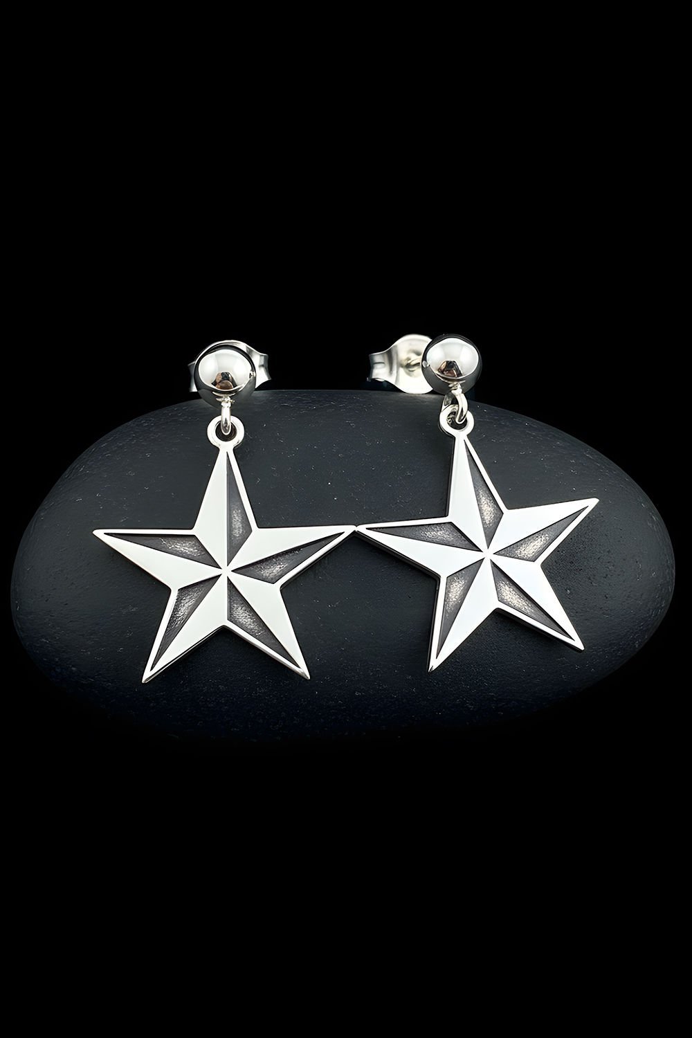 Yıldız Model Gümüş Küpe