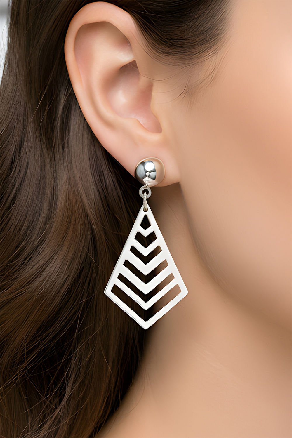 Parıltı Model Gümüş Küpe