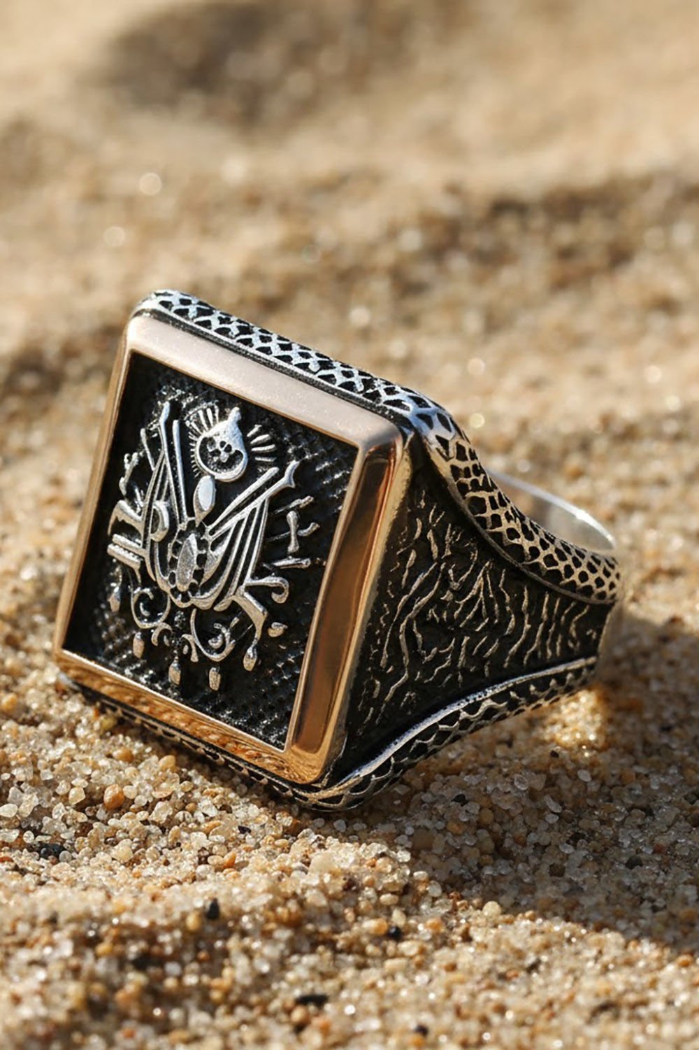 Kare Model Devlet-i Aliyye-i Osmaniyye Yüzük