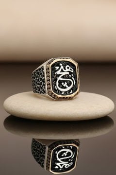 Sarmaşık Model Hiç Yazılı Taşsız Gümüş Yüzük