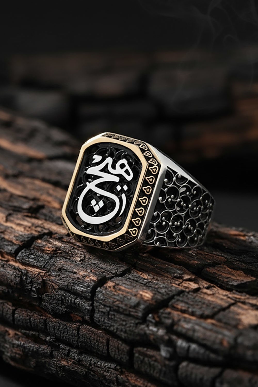 Sarmaşık Model Hiç Yazılı Taşsız Gümüş Yüzük