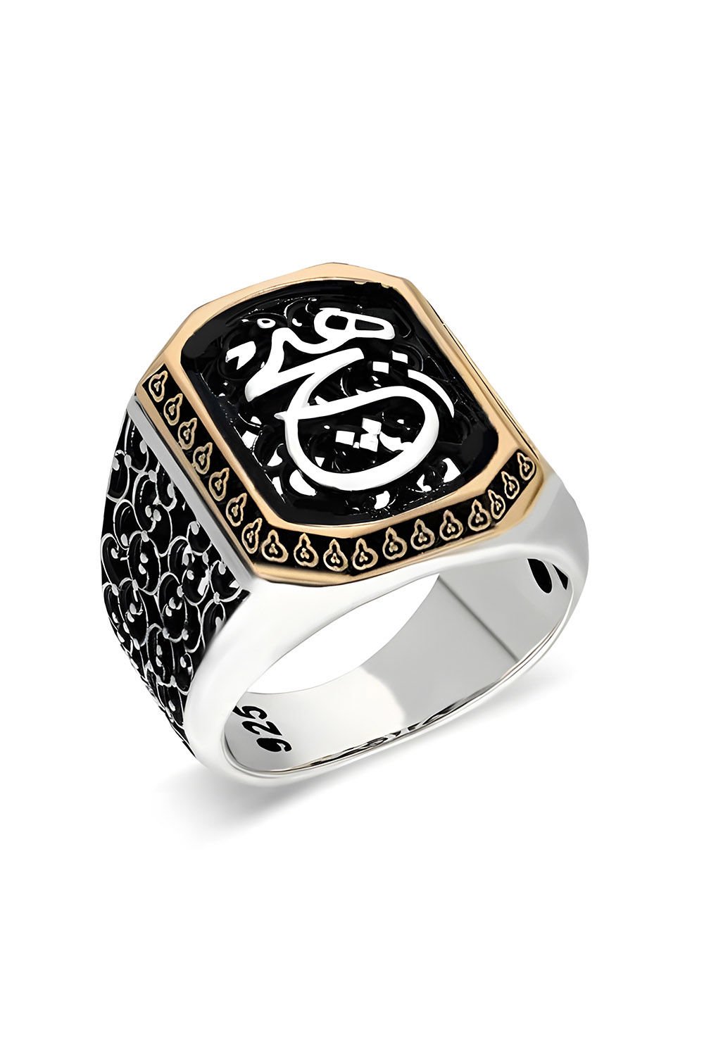 Sarmaşık Model Hiç Yazılı Taşsız Gümüş Yüzük