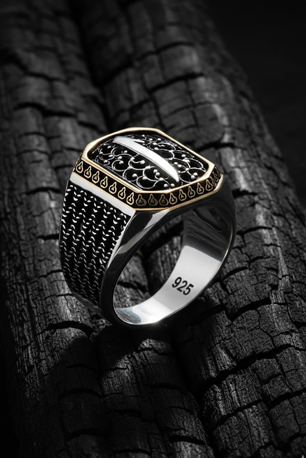 Elif Model Taşsız Gümüş Yüzük