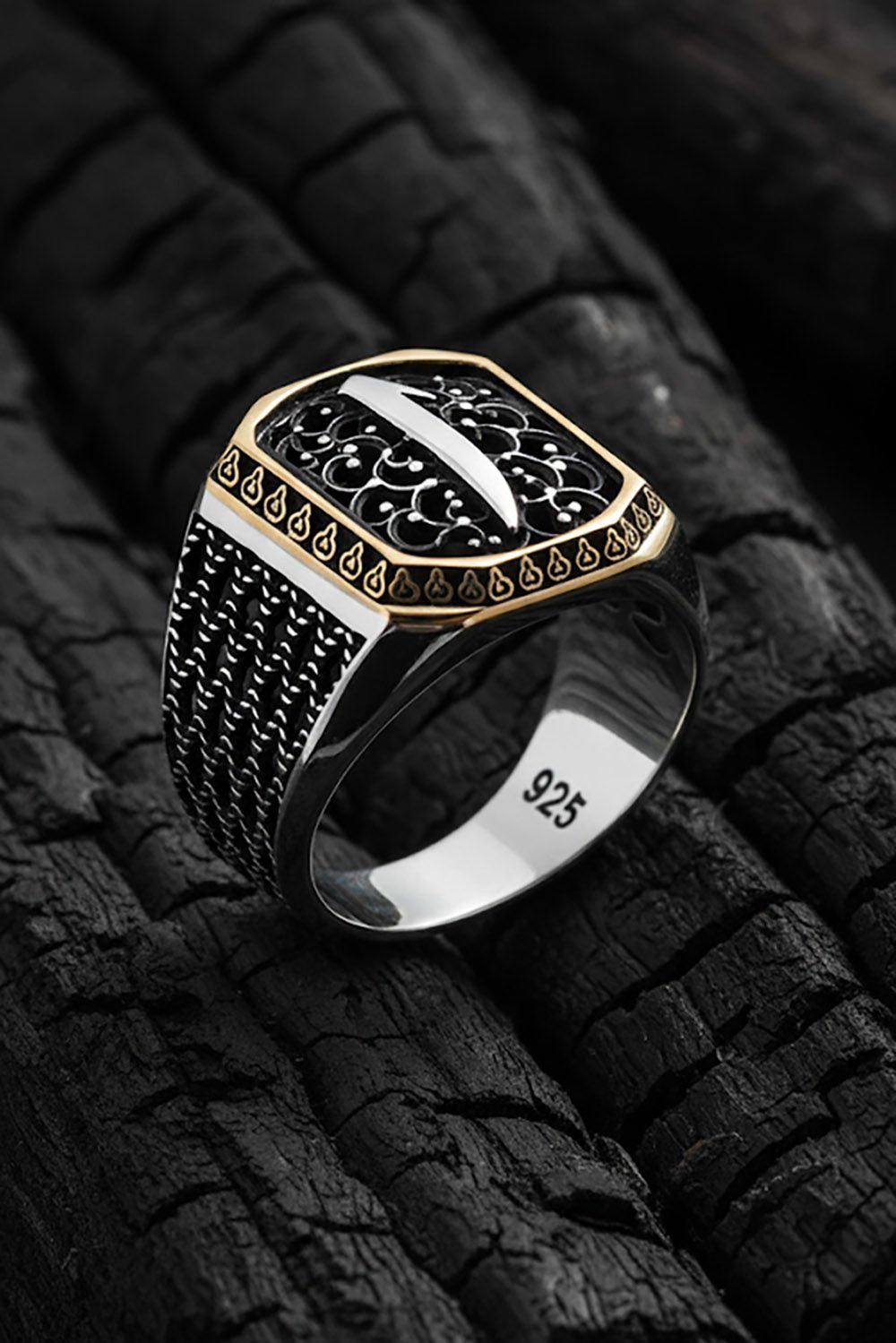 Elif Model Taşsız Gümüş Yüzük