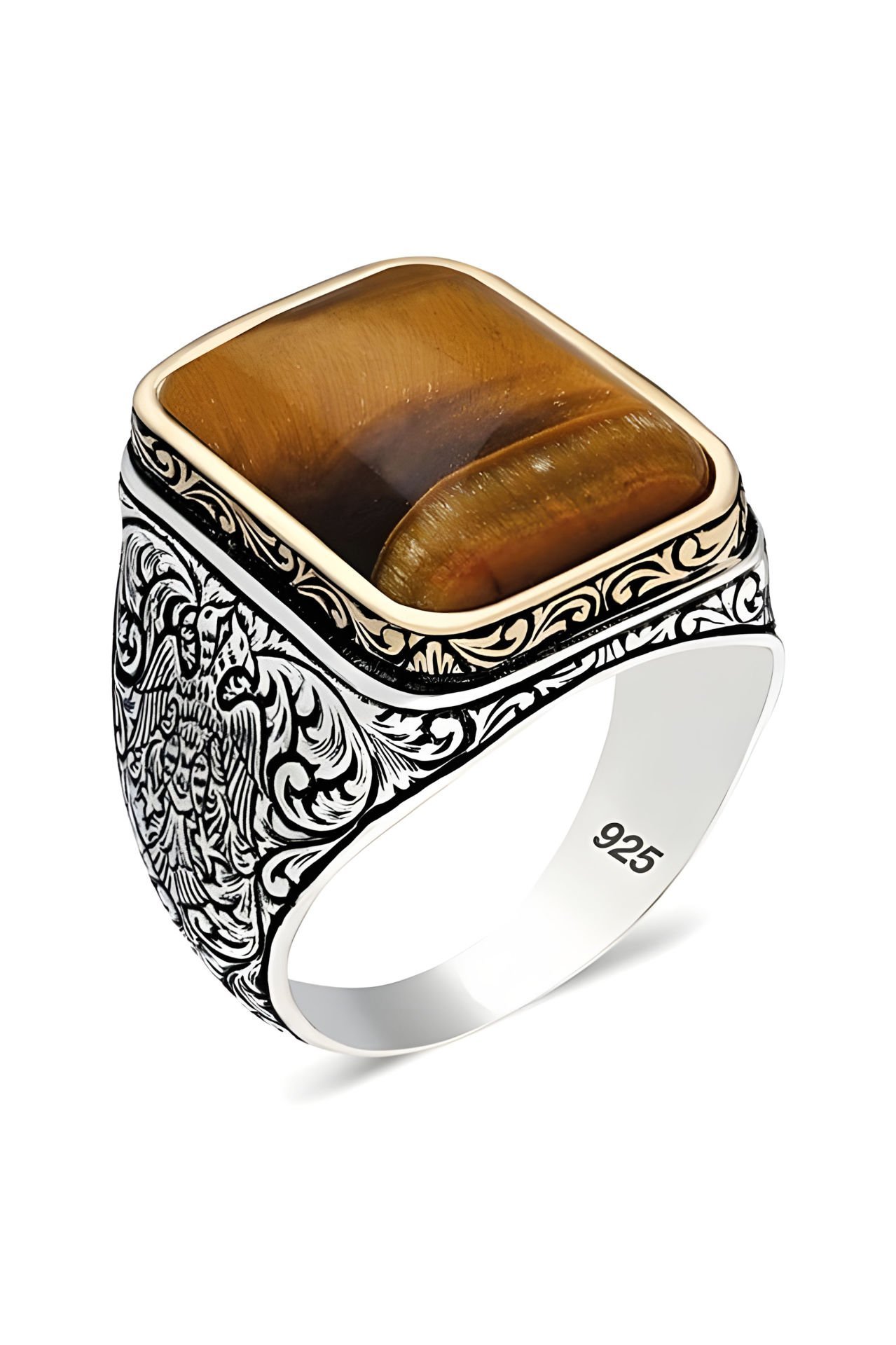 Kaplangözü Taşlı Gümüş Yüzük