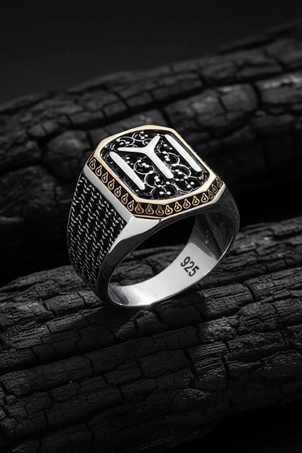 Kayı Model Taşsız Gümüş Yüzük