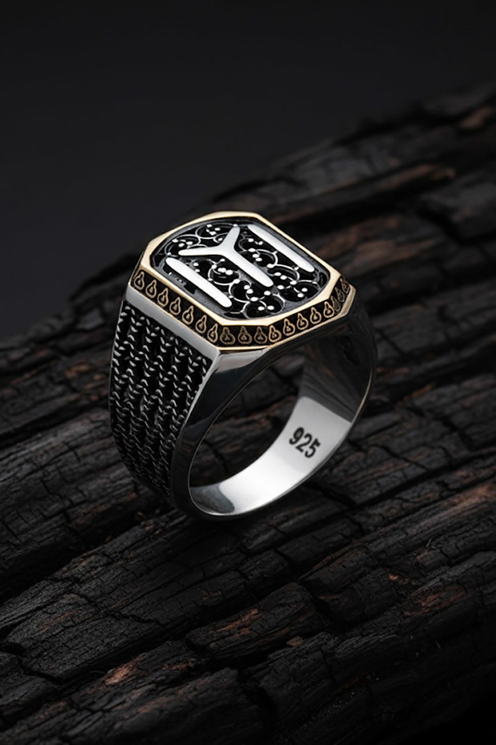 Kayı Model Taşsız Gümüş Yüzük