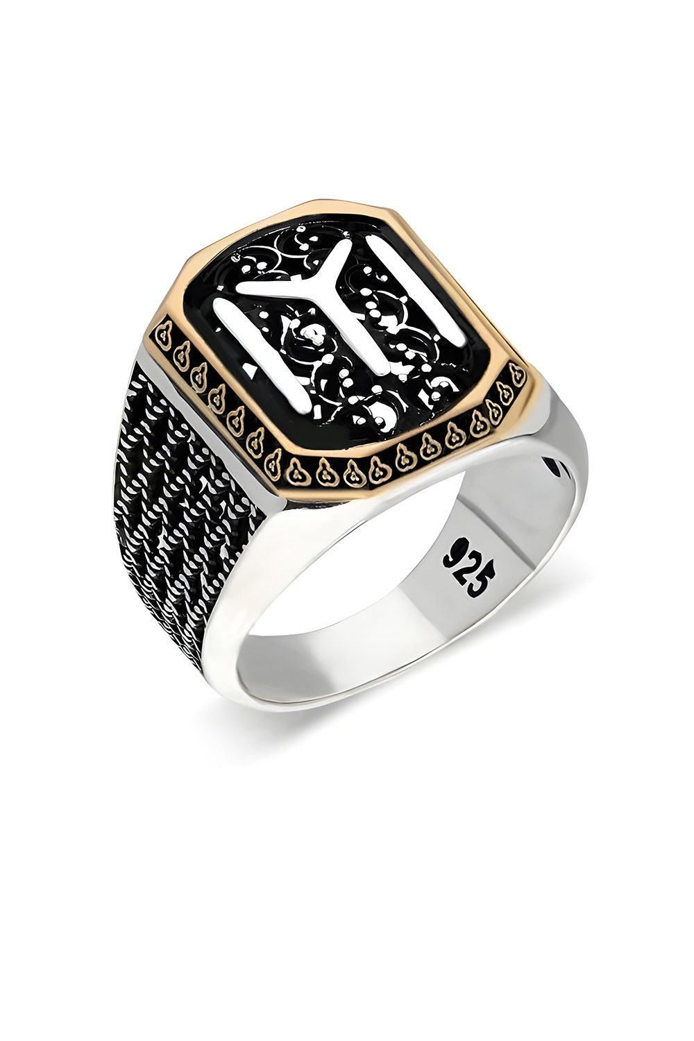 Kayı Model Taşsız Gümüş Yüzük