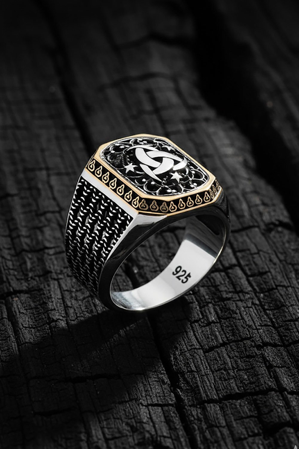 Teşkilat-ı Mahsusa Model Taşsız Gümüş Yüzük