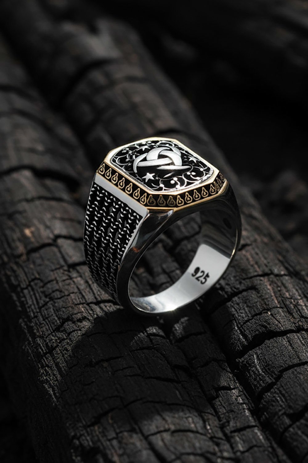 Teşkilat-ı Mahsusa Model Taşsız Gümüş Yüzük