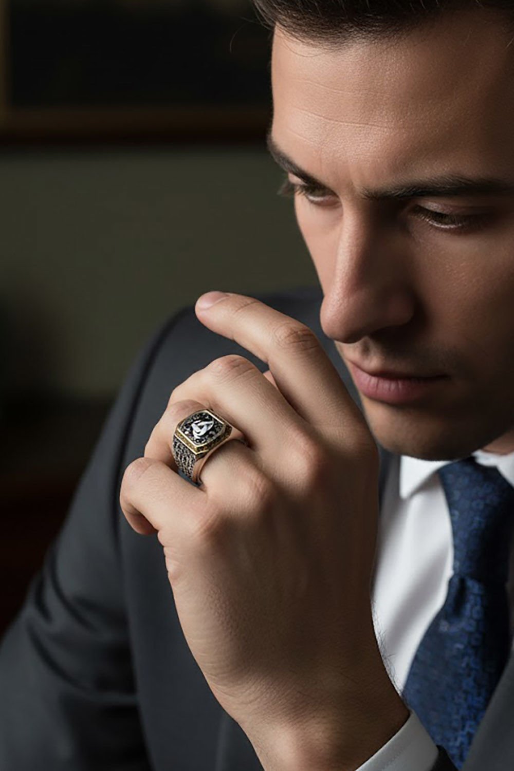 Teşkilat-ı Mahsusa Model Taşsız Gümüş Yüzük