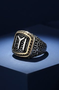 Sarmaşık Desenli Kayı Model Taşsız Gümüş Yüzük