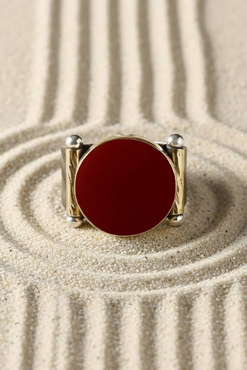 Akik Taşlı Atılgan Model Gümüş Yüzük