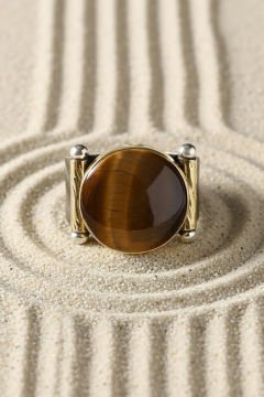 Kaplangözü Taşlı Atılgan Model Gümüş Yüzük