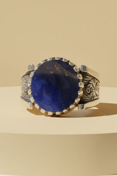 Lapis Taşlı Payidar Model Gümüş Yüzük