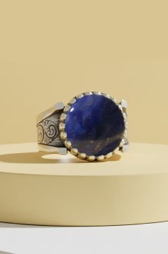 Lapis Taşlı Payidar Model Gümüş Yüzük