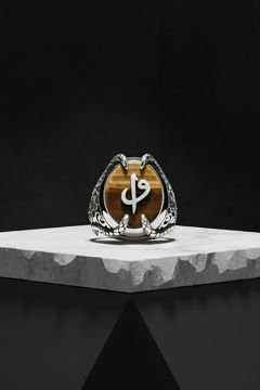 Pençe Model Kaplangözü Taşı Üzerine VavElif Yüzük