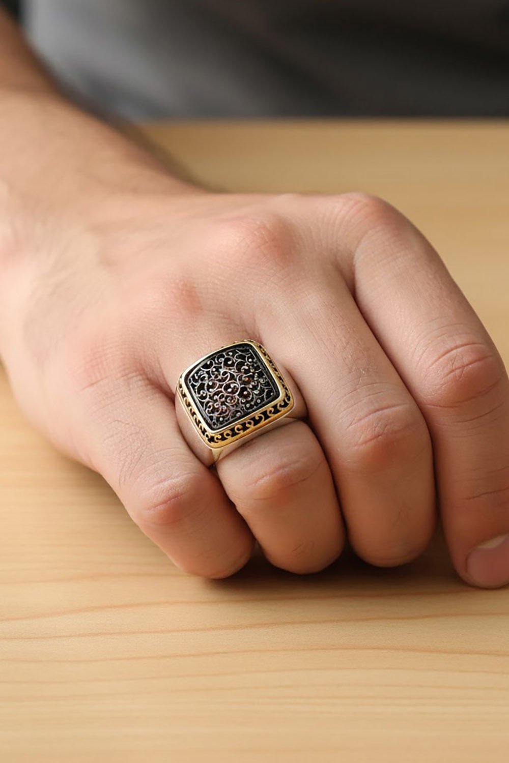 Sade Model Taşsız Gümüş Yüzük