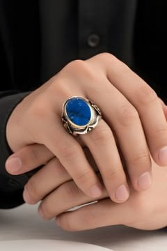 Küçük Boy Zambak Okyanus Sedefi Taşlı Yüzük