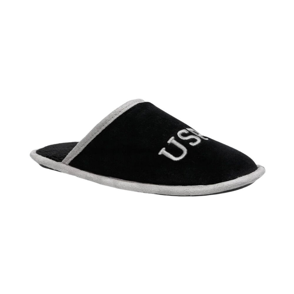 U.S Polo Assn Frank 1PR Siyah Erkek Ev İçi Terlik