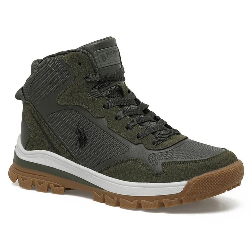 U.S Polo Assn Sagan Hi 3PR Haki Erkek Outdoor Bot