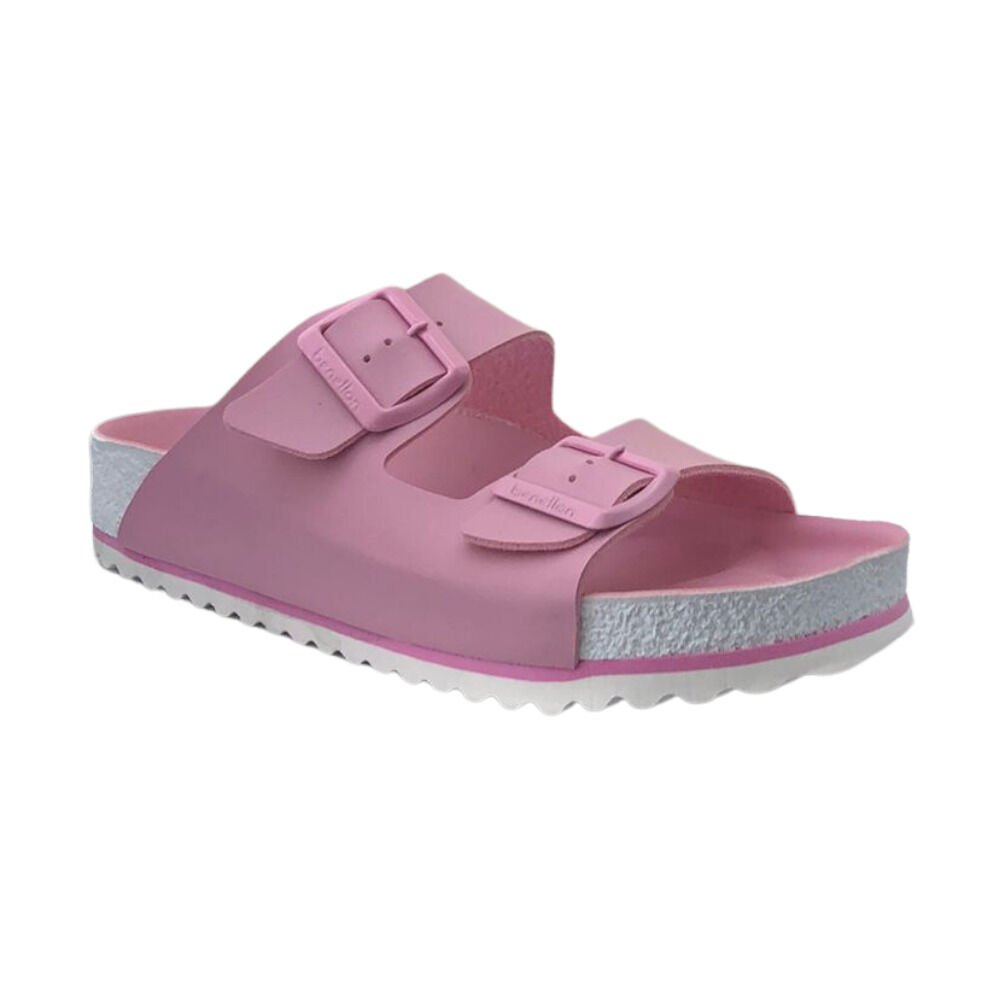 Benetton BN-1321 Pembe Kadın Günlük Terlik