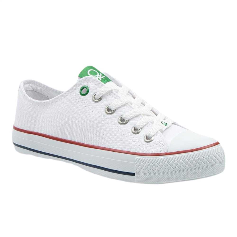 Benetton BN-30196 Beyaz Kadın Spor Ayakkabı