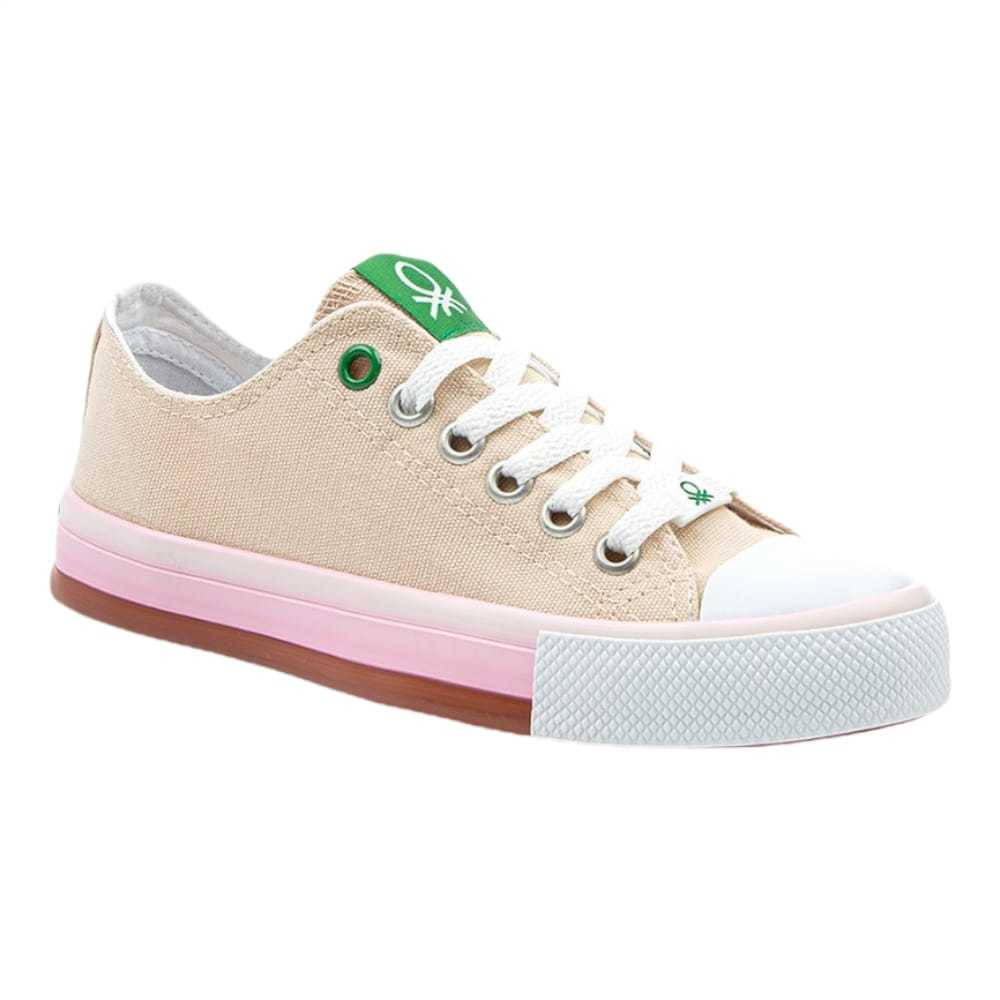 Benetton BN-30176 Bej Kadın Spor Ayakkabı