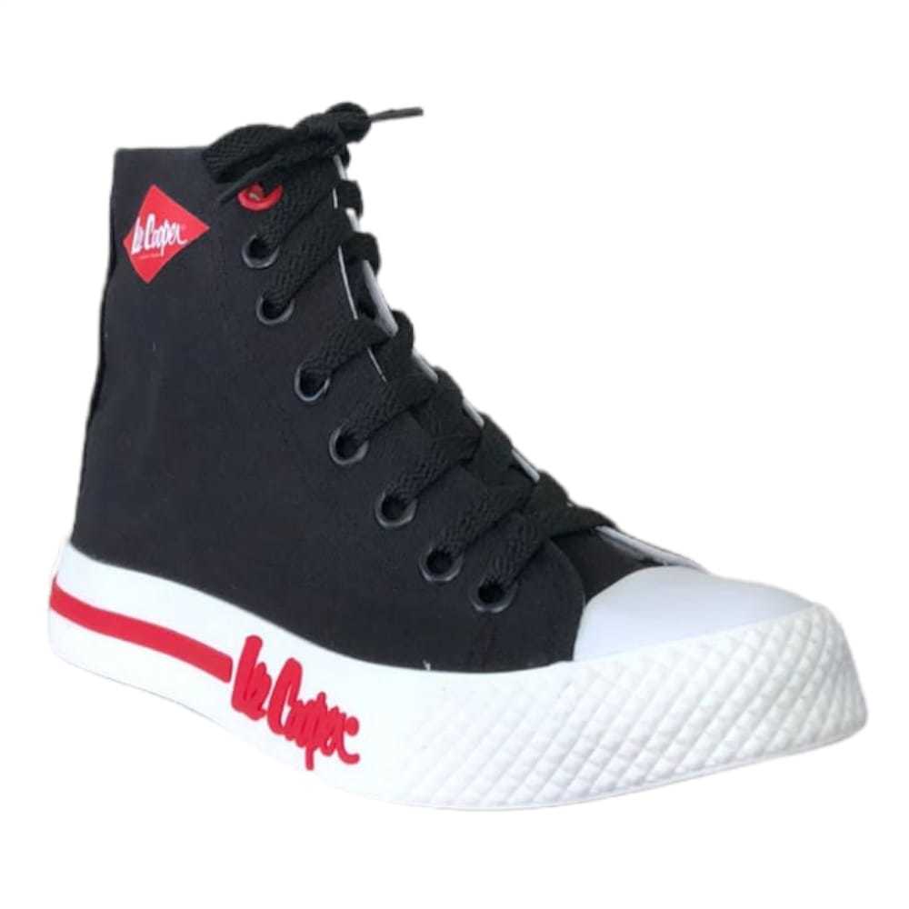 Lee Cooper LC-30002 Siyah/ Beyaz Kadın Spor Ayakkabı